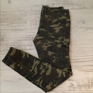 Camo Jeans Skinny Cut  Size 5